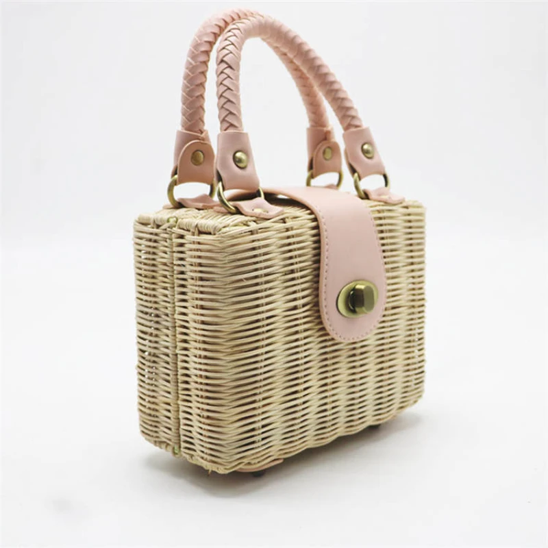 High quality Straw Bag Women Shoulderbags Luxury Designer Casual Style Women Cross body Bags