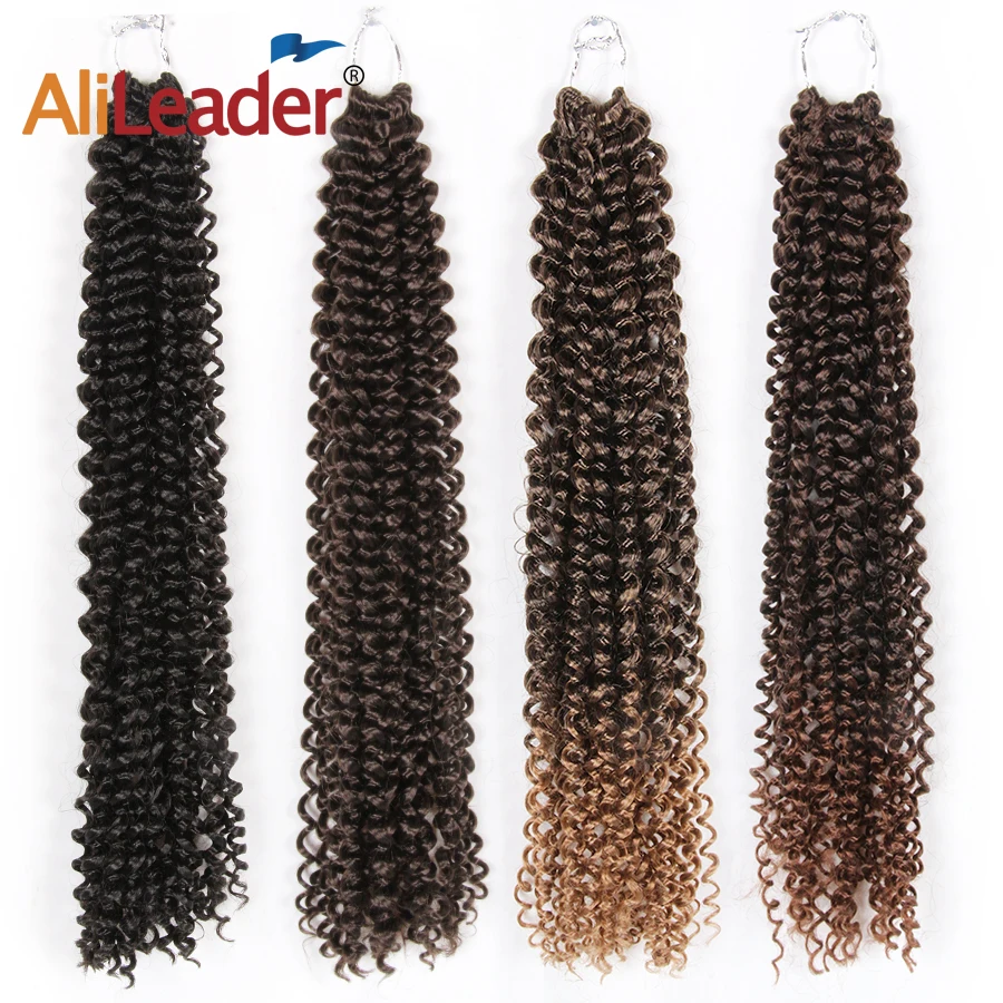 

AliLeader Passion Twist Hair 18 Inch Long Bohemian Braid Freetress Crochet Braiding 15 Strands Synthetic Natural Hair Extension