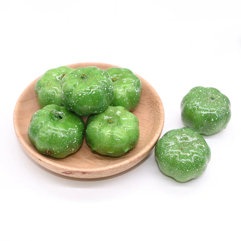 Mini Halloween Artificial Foam Pumpkin 25/50pcs vegetable ornaments,artificial pumpkin decoration