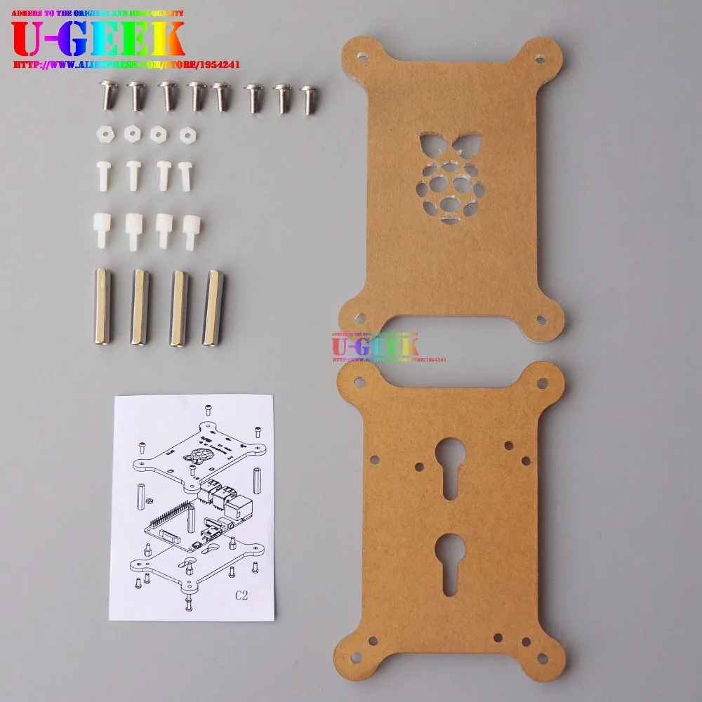 Высококачественный прозрачный акриловый чехол для собак, корпус для Raspberry Pi 3 Model B 3B+ 2B 3B B+ Поддержка платы расширения