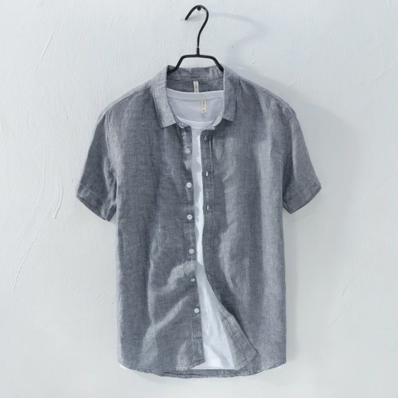Лето новое белье Camisa с коротким рукавом