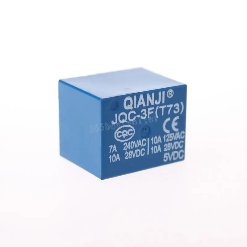 10pcs JQC 3F(T73) DC 5V 5PIN Power Relay 125VAC 10A-in Relays from Home ...