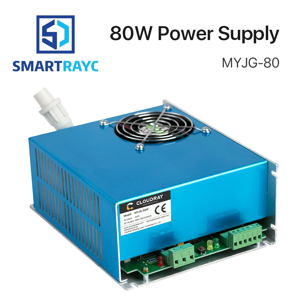 

Smartrayc 80W CO2 Laser Power Supply for CO2 Laser Engraving Cutting Machine MYJG-80