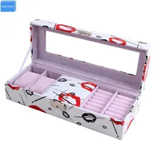 Специальная подарочная коробка для ювелирных изделий для женщин туалетный столик чехол часы в коробке ювелирные изделия серьги держать exhibitor хранения сбора organizador WBG1091