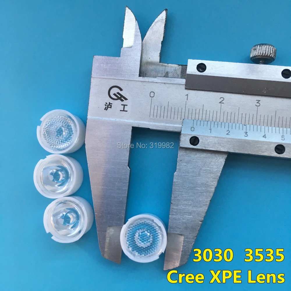 30 шт. 11.8 мм 13 мм CREE XPE XPE2 XPG XPG2 ХТЕ 3030 3535 smd semileds светодиодный излучатель 10 30 45 60 градусов Бусины очистить поверхность LED объектив