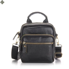 Высококачественная кожаная мужская сумка-мессенджер, первый слой, коровья кожа, сумки на плечо, повседневные мужские сумки через плечо, маленькие мужские сумки черного цвета