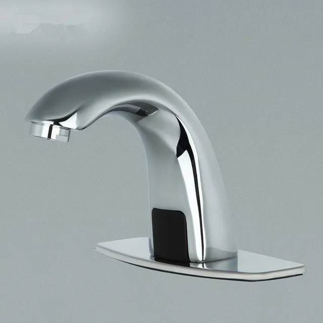 Automatic Electronic Hands Free Bathroom Faucet Basin Cold Water Automatic Electronic Hands Free Bathroom Faucet Basin Cold Water Touchless Mixer Infrared Sensor
