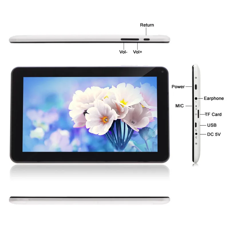 Irulu X1 eXpro 9 '' планшет PC 8 г Android 4.4 двухъядерный внешний 3 двойной cam бесплатная Google