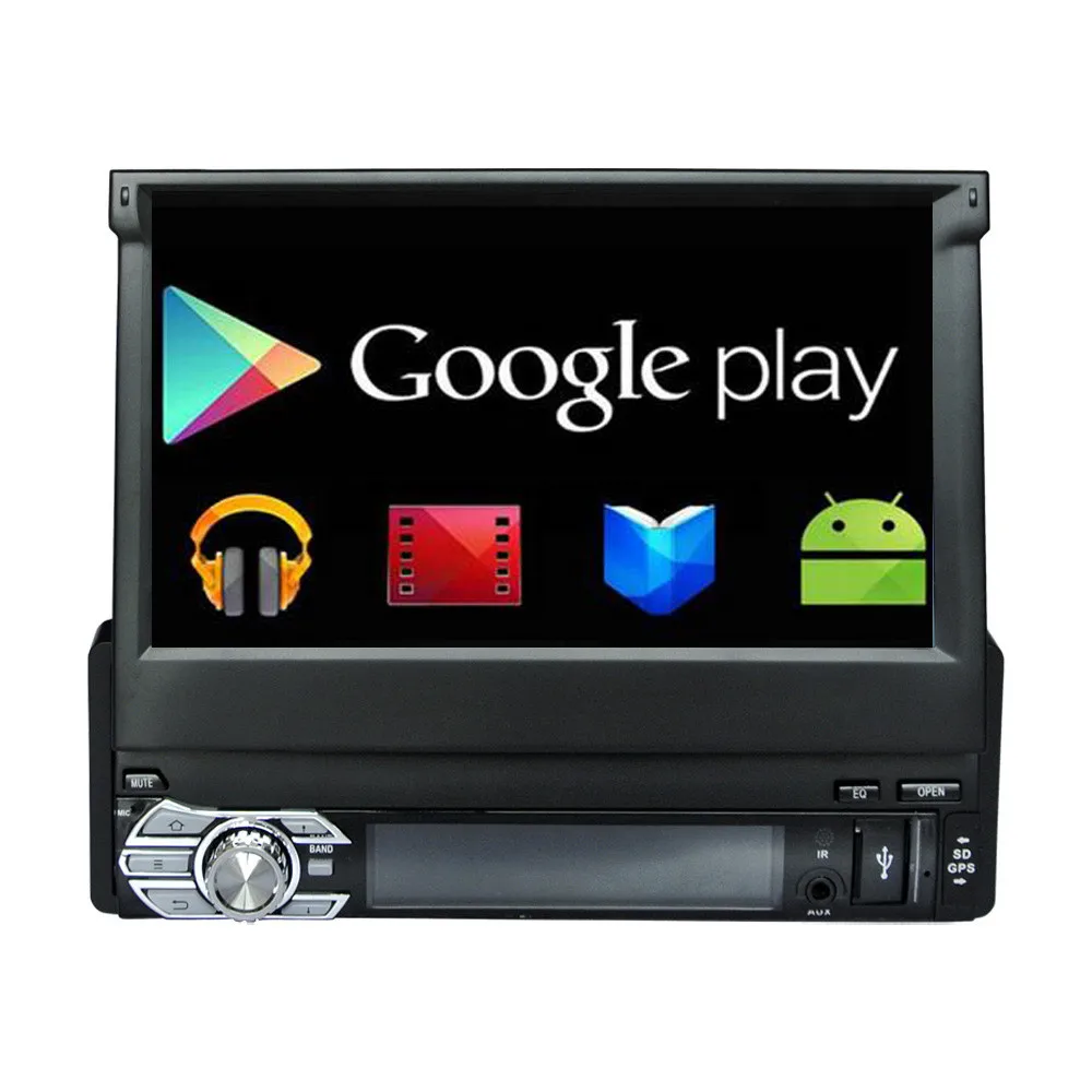 Perfect Andriod GPS navigation Car Radio Bluetooth V2.0 Car Stereo Audio Player In-dash Single Din Mp3 Player USB MP3 WMA Radio Player 9