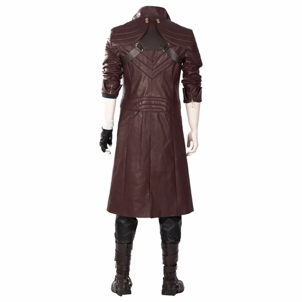 DMC 5 Данте косплей костюм в возрасте наряд пальто костюм без сапог обувь полный набор индивидуальный заказ для взрослых мужчин и женщин
