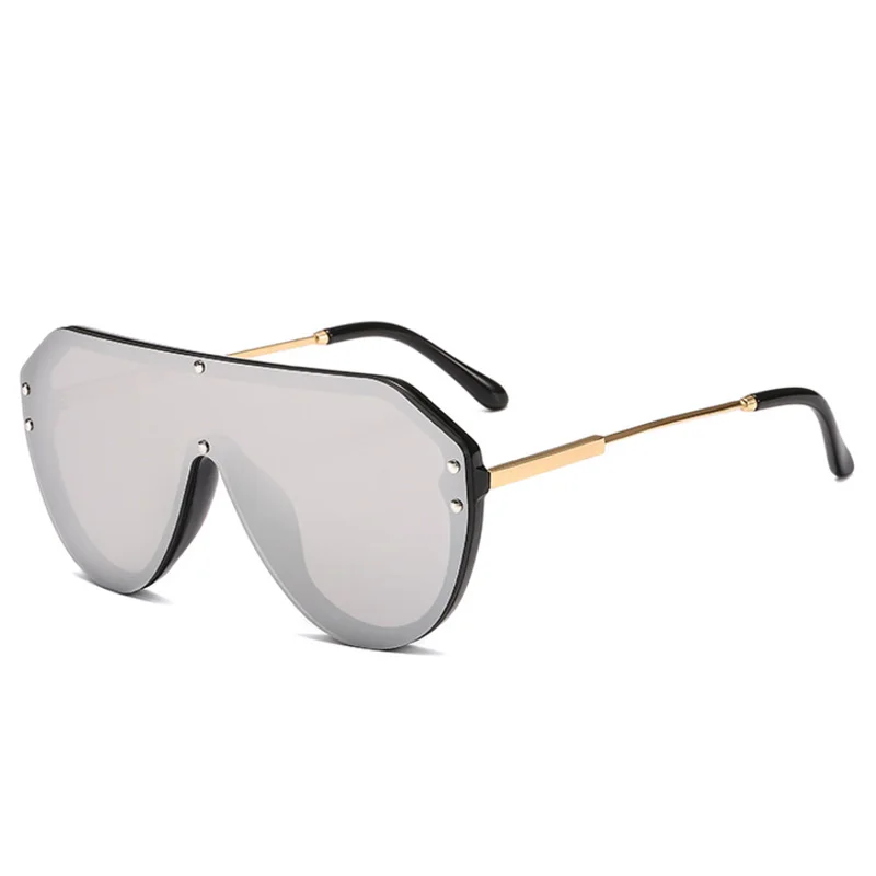 RFOLVE модные квадратные солнцезащитные очки для женщин, бренд, Ультралегкая оправа, негабаритные солнечные очки, очки, защищающие от УФ-излучения, женские оттенки Gafas R128 - Цвет линз: C4 Silver Lens