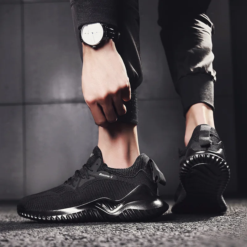 JINBEILEE Large Size Sports Running Shoes 2019 New Men's Casual Flying Woven Mesh Tide Shoes Men's Breathable Sneakers JINBEILEE Large Size Sports Running Shoes 2019 New Men's Casual Flying Woven Mesh Tide Shoes Men's Breathable Sneakers