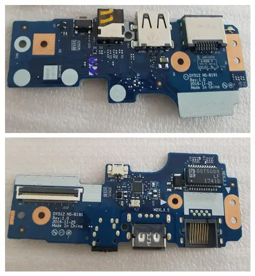 Оригинальная R720 R720-15IKBN USB аудио LAN IO доска DY512 NS-B191 протестирована ok
