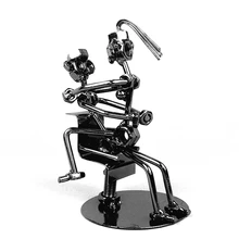 Железная, ручной работы книги по искусству полового акта любителей Рисунок Металл решений любовь миниатюрный украшения в спальню подарок ко Дню Святого Вален