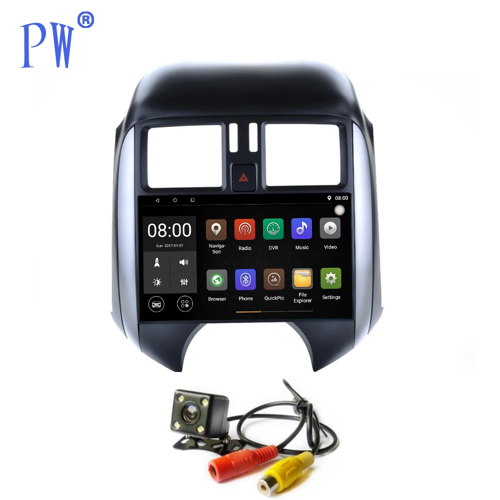 Автомобильный GPS Android 7 1/8 0 головное устройство Navi для Nissan Sunny 2011 2012 2013