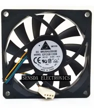 Novo para delta efc0812db 8 cm 80mm 8015 8*8*1.5 cm 80*80*15mm 12 v 0.5a 4-wire pwm ventilador de refrigeração