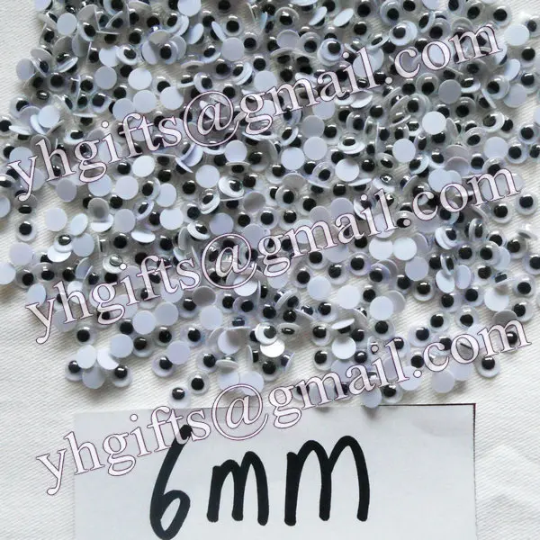 Buy 20000PCS/LOT.6mm eyeball, Plastic round wiggle