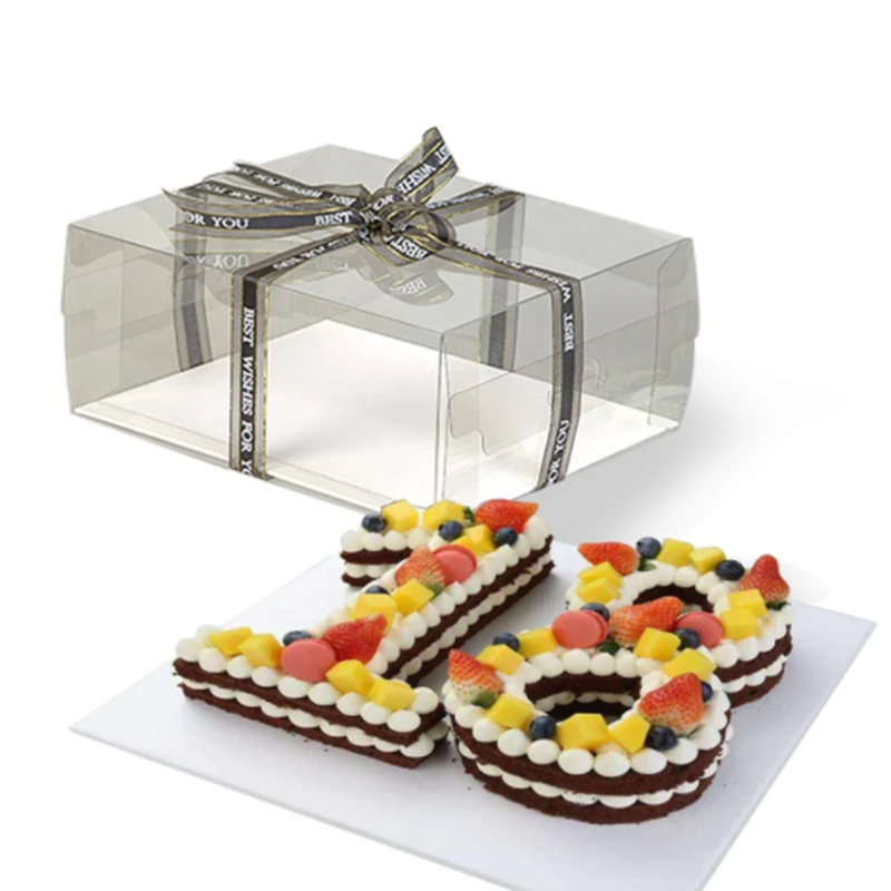 6-12 дюйм(ов) подарочные пакеты прямоугольник простой прозрачный для именинного пирога gaine высокое качество подарочная коробка Большой размер торт коробка фестиваль