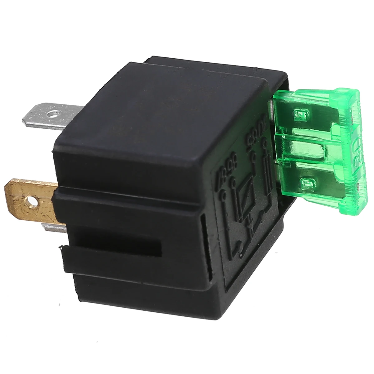 Auto Interior Switches 1pc 12V Relay 4 PIN Automotive 30AMP RY28 Normally Open Contact+30A Fuse