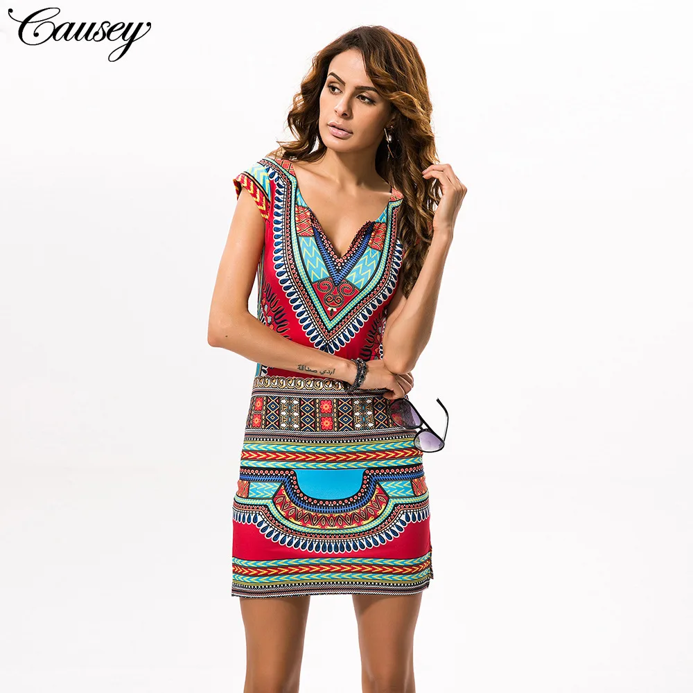 Платье С Этническим Принтом