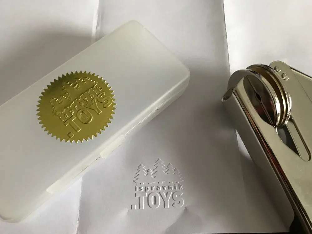 

Design Your Own Embosser Stamp / Custom Embosser Seal for Personalized / Wedding Seal design with your logo or my logo