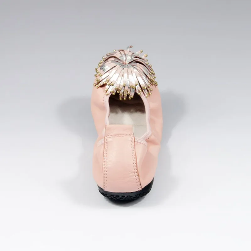 Women Shoes Flats Genuine Leather Women's Moccasins Tassel Slip On Female Footwear Pink Black Loafers Soft Leisure Ballet Flats (14)