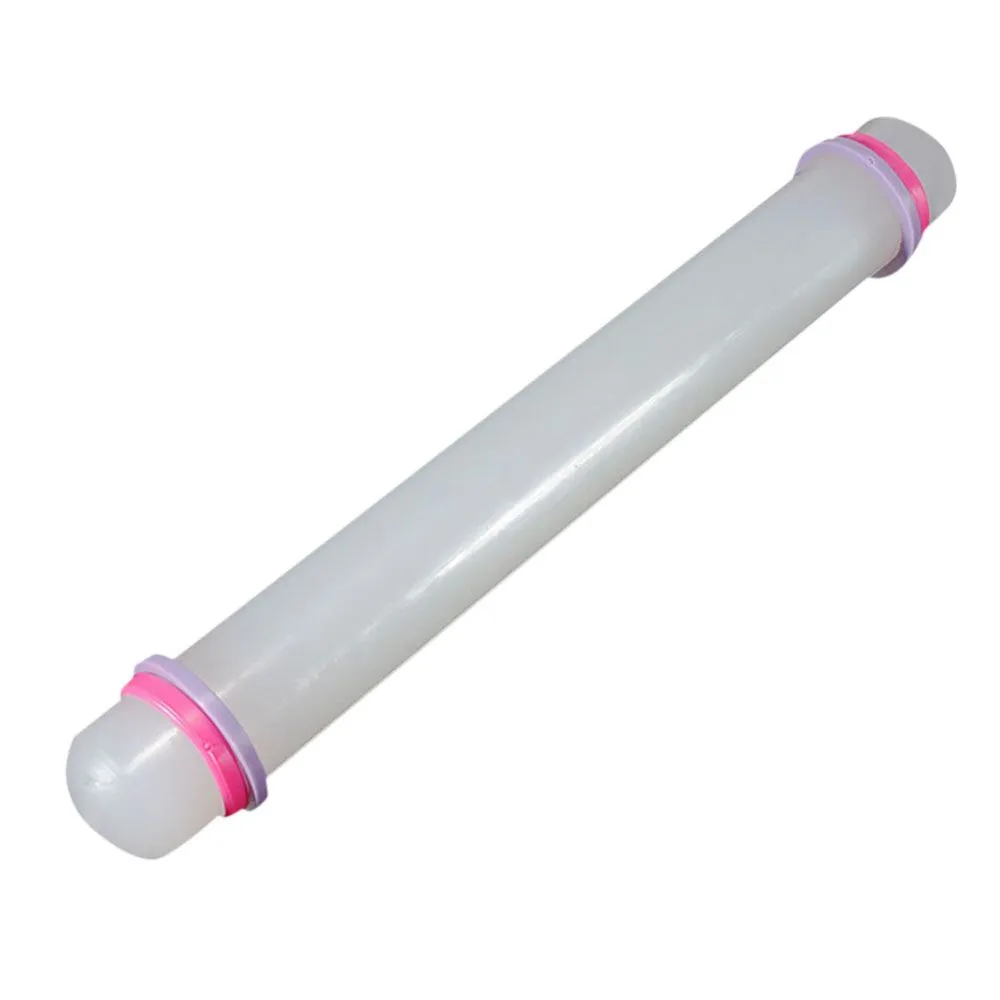 

Hot White Non-stick Glide fondant rolling pin Fondant Cake Dough Roller Decorating Cake Roller crafts Baking cooking Tool 1D1