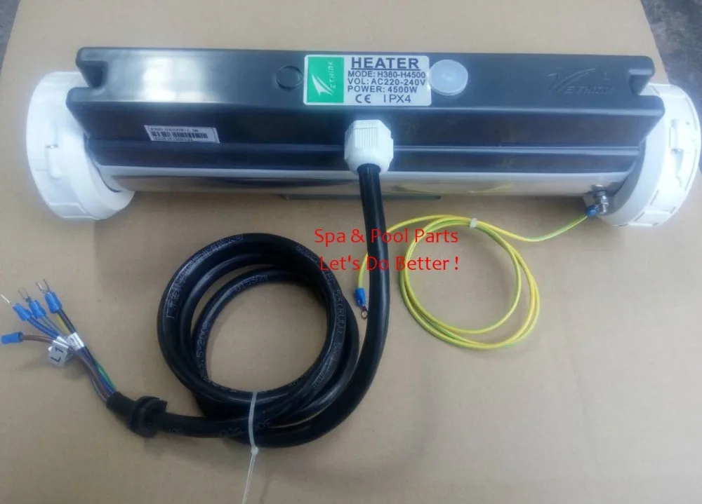 

Hot tub spa Pool heater 4500W with double heating element