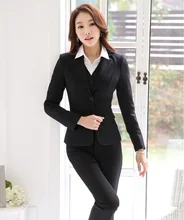 Formal Uniform Design Autumn Winter Professional Business Work Suits Jackets Pants Vest Female Trousers Sets Blazers