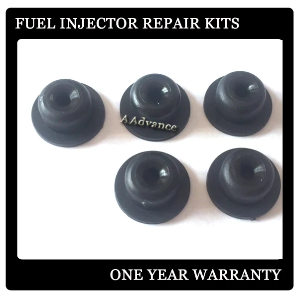Black Fuel Injector Caps 2.2mm Hole Size 13*6.4*2.2mmin Fuel Injector