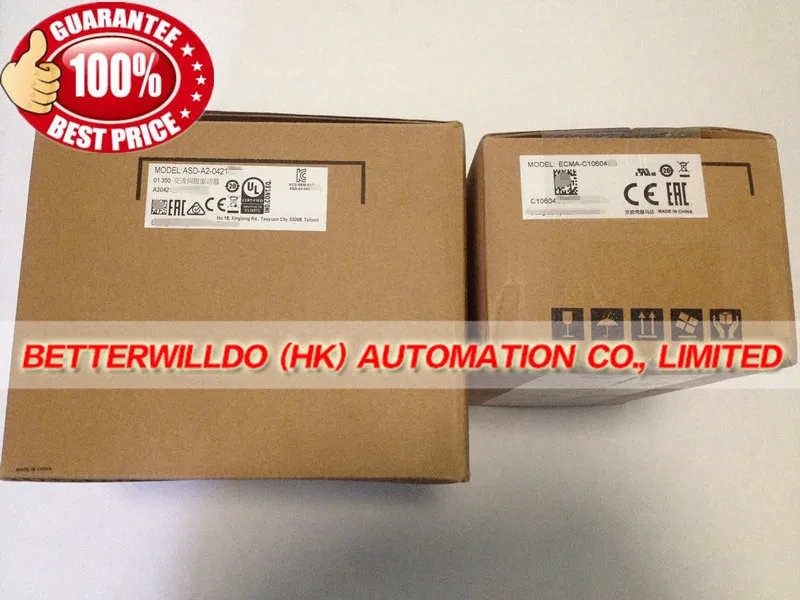 ASD-A2-0421-L + ECMA-C10604RH Новый в коробке AC Servo Наборы 0.4KW 400 Вт 3000 об./мин. 1.27Nm 60 мм рамка