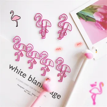 

10PCS Pink Flamingo Clip Flamingo Photo Clip DIY Baby Shower Scrapbook Decorations Kids Flamingo Party Wedding Decoration-S