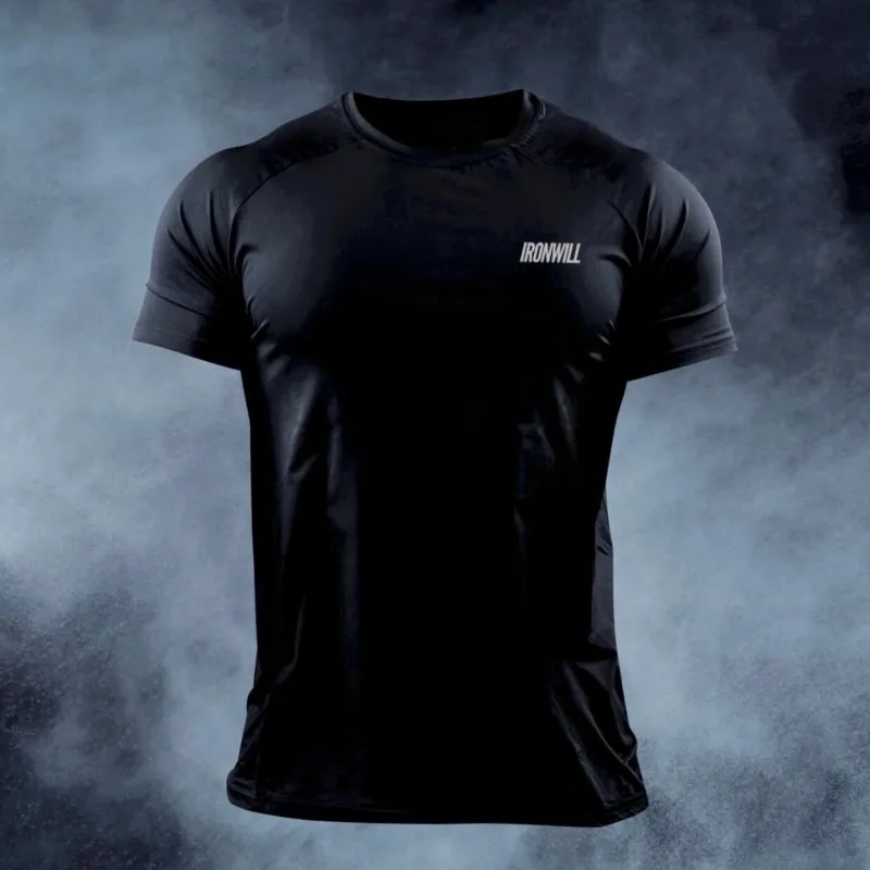 

New Men Compression T-shirt Jogger Sporting Skinny Tee Shirt Male Gyms Fitness Bodybuilding Workout Black Tops Crossfit Clothing