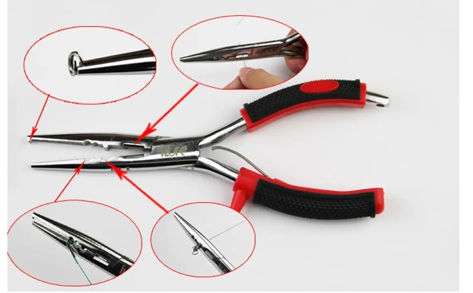 Fishing Clip 18cm Stainless Steel Carp Fishing Accessories Tackle Cut Line Cutter Scissors Multifunctional Fishing Plie tool Fishing Clip 18cm Stainless Steel Carp Fishing Accessories Tackle Cut Line Cutter Scissors Multifunctional Fishing Plie tool