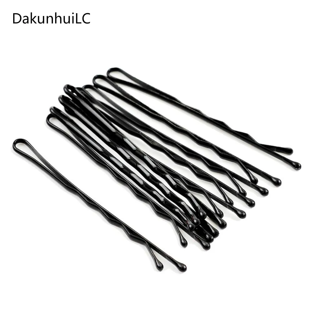

Hot Sale 60pcs/card Professional makeup hair maker accessory round toe black hair clip bobby pins Tool Tools