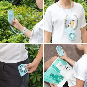 

Mini usb charging game machine fan outdoor portable thin handheld pocket fan