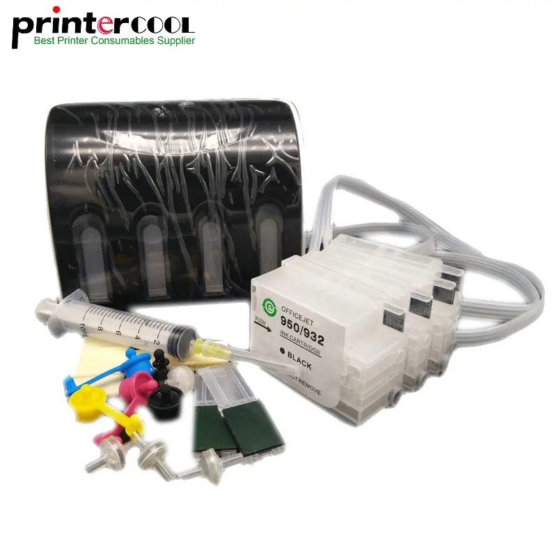 كيبك لإتش بي 950 951 XL المستمر الحبر نظام العرض مع رقاقة arc ل HP OFFICEJET PRO 8100 N811a N811d 8600 8620 n911a طابعة