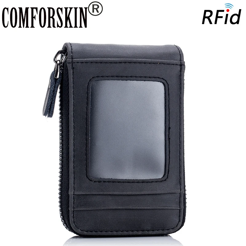 COMFORSKIN брендовый дизайнерский кошелек унисекс с RFID защитой для карт Новое