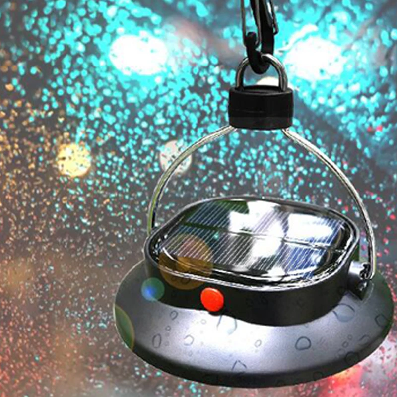 Phone Charging Solar Lamp campingPowered Portable Led Bulb Light Solar Led Lighting Solar Panel Camp Tent Night Fishing Light  (10)