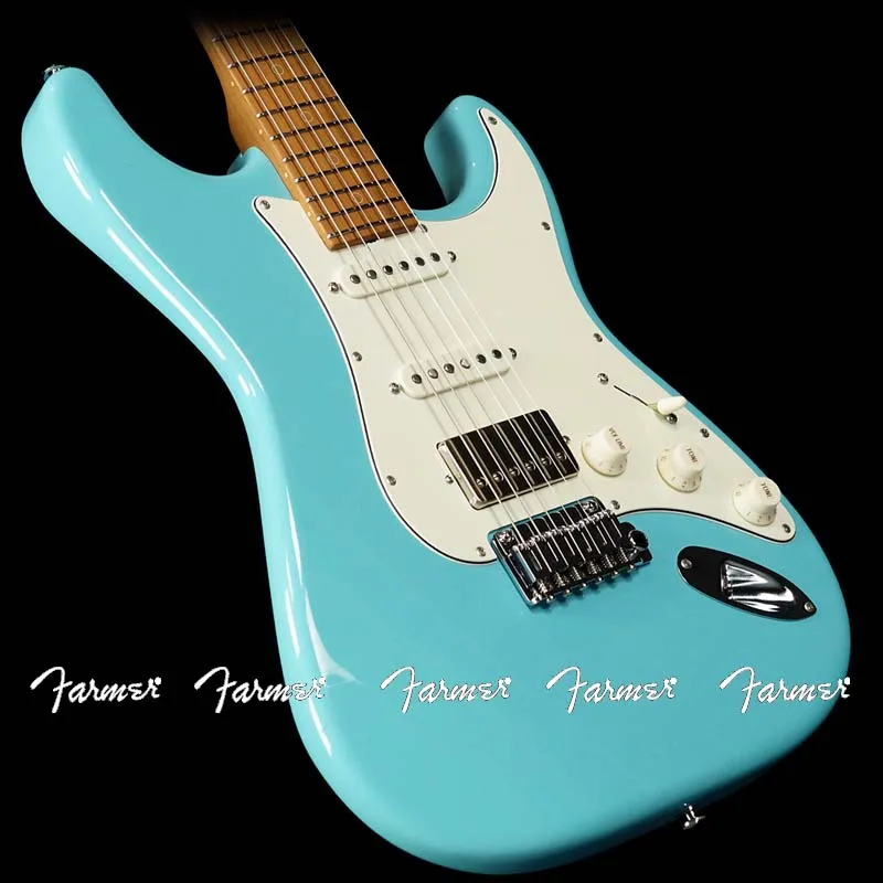 

custom shop/su-hr CLASSIC stratocaster electric guitar/ANTIQUE ROASTED RECOVERED SINKER MAPLE/DAPHNE BLUE/free shipping