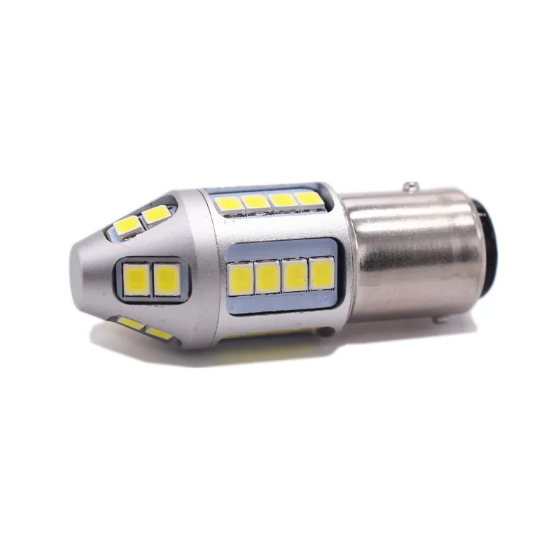 Leites 2pcs new products 1157 turn lamp 30smd 2835 bay15d led auto lamp s25 car bulb 3157 7443 1157 base available.02