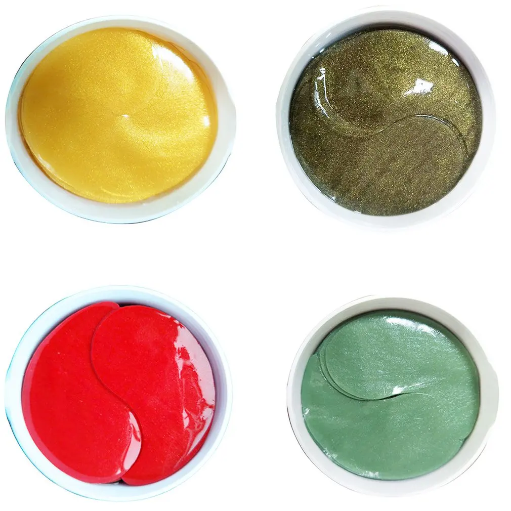 Black Pearl Lady Eye Mask Crystal Gel To Eye Bag Black Circles Lightening Fine Line Firming Skin Eye Mask