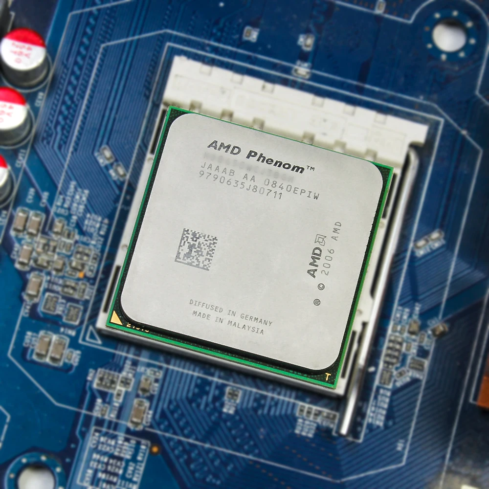 AMD Phenom X4 9650 CPU, 쿼드 코어 소켓, AM2 +, 2.3GHz, 95W