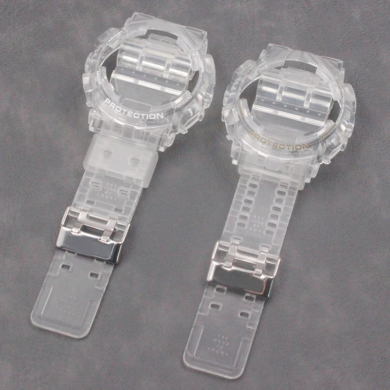 Аксессуары для часов прозрачный полимерный ремешок чехол Casio GA110 series GA 110 100 120 GD120