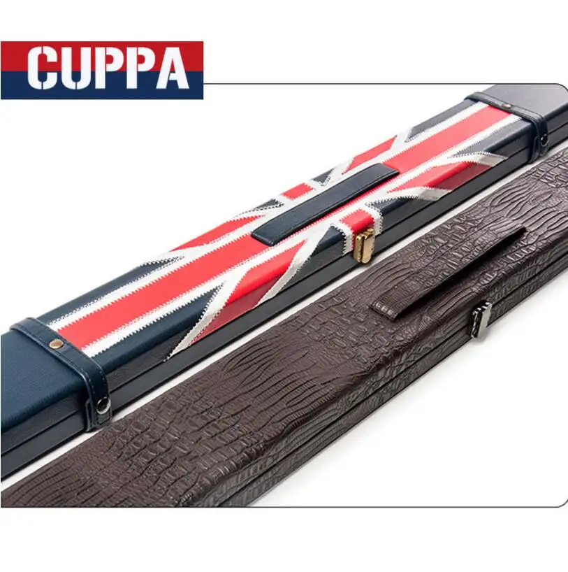 Новое поступление Cuppa 3/4, чехол для снукера, палка для бассейна, портативный чехол, синий, коричневый цвета, два варианта, аксессуары для бильярда, Китай