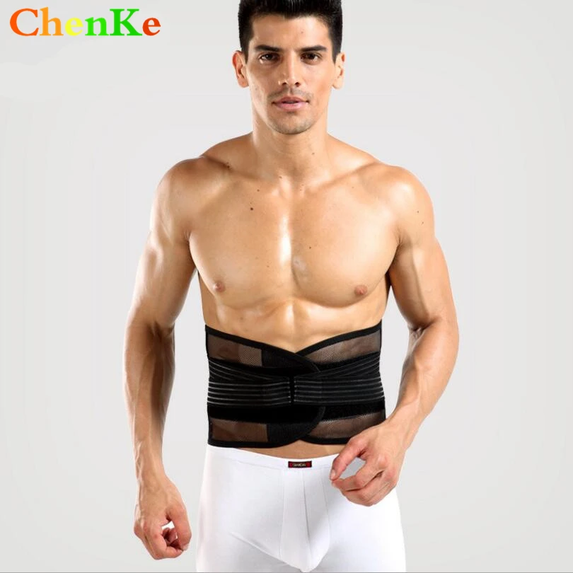 ChenKe Men Slimming Belt Men Corset Body Shaper Male Bodysuit Mens
