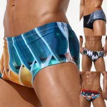 Мужские сексуальные летние пляжные короткие плавки, плавки для серфинга, пляжные боксеры, шорты для серфинга, пляжная одежда 2,0