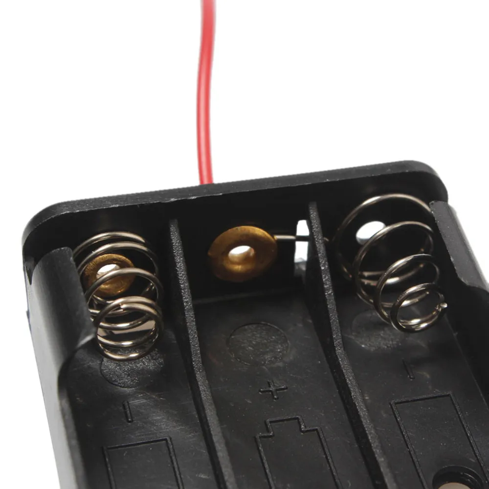 100pcs 3 x AAA Battery Box Case Holder With Wire Leads For DIY 4.5V AAA Rechargeable Battery High quality 100pcs 3 x AAA Battery Box Case Holder With Wire Leads For DIY 4.5V AAA Rechargeable Battery High quality