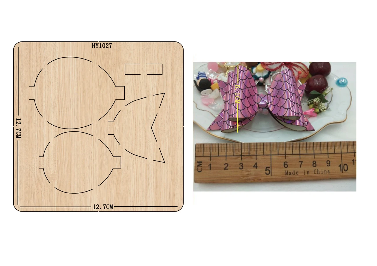

bow cutting dies 2019 new die cut &wooden dies Suitable for common die cutting machines on the market