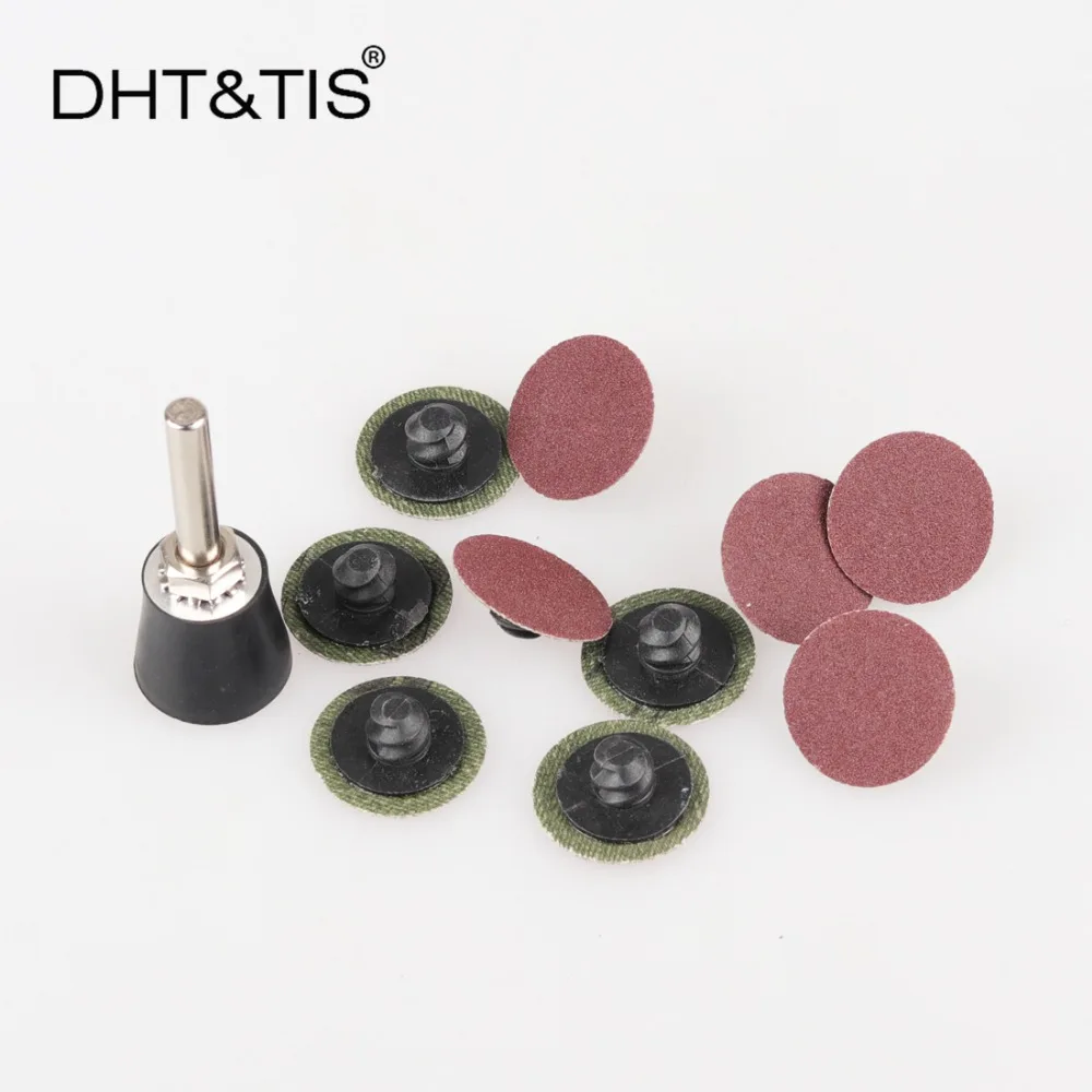 DHT &amp TIS 100 шт. + 1 держатель &quotшлифовальный диск шлифовальная ткань быстрая замена